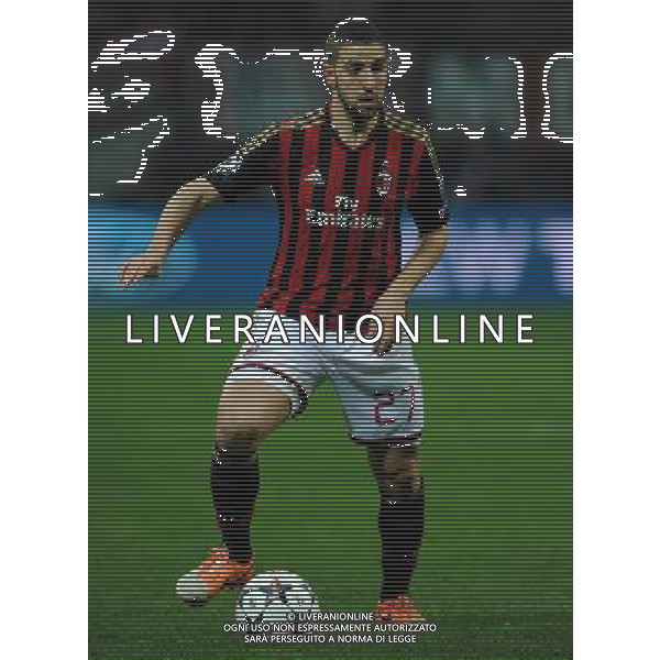 UEFA Champions League 2013/2014 Ottavi di Finale Andata Milano - 19.02.2014 Milan-Atletico Madrid Nella Foto:Taarabt Adel /Ph.Vitez-Ag. Aldo Liverani