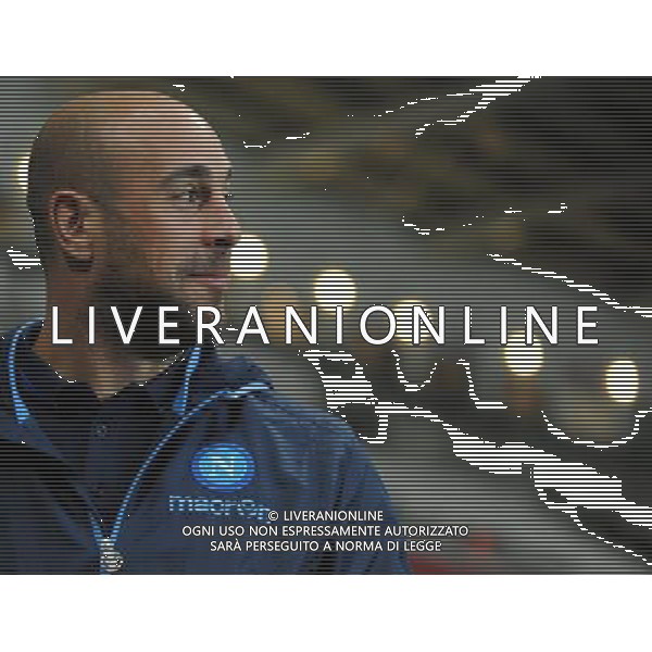 Napoli\'s Pepe Reina arrives at the Liberty Stadium Photo by Ian Cook/CameraSport Football - UEFA Europa League Round of 32 - Swansea City v Napoli - Thursday 20th February 2014 - The Liberty Stadium - Swansea © CameraSport - 43 Linden Ave. Countesthorpe. Leicester. England. LE8 5PG - Tel: +44 (0) 116 277 4147 - admin@camerasport.com - www.camerasport.com /AGENZIA ALDO LIVERANI SAS - ITALY ONLY - EDITORIAL USE ONLY