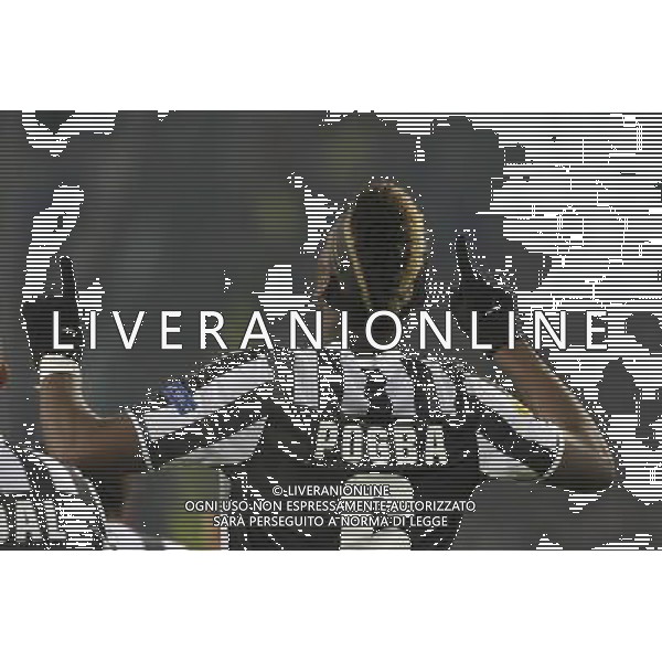 Juventus - Trabzonspor Uefa Europa League - sedicesimi di finale Federico Tardito/Agenzia Aldo Liverani Sas Nella foto esultanza Pogba
