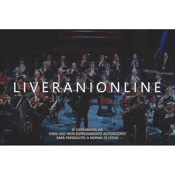 Terza Serata 64mo Festival della Canzone Italiana di Sanremo 20 febbraio 2014 Nella foto: il maestro Diego Matheuz dell\'orchestra della Fenice di Venezia ©gazzaniga/AGENZIA ALDO LIVERANI SAS