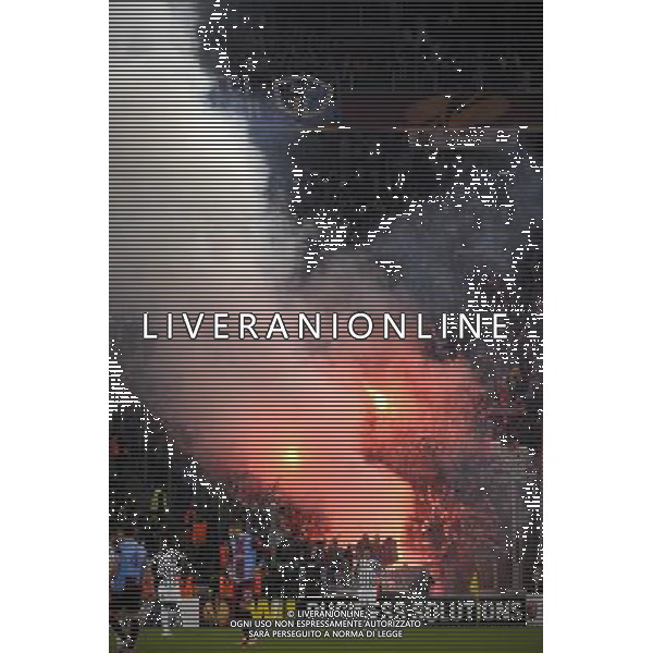 Juventus - Trabzonspor Uefa Europa League - sedicesimi di finale Federico Tardito/Agenzia Aldo Liverani Sas Nella foto tifosi turchi AG ALDO LIVERANI SAS