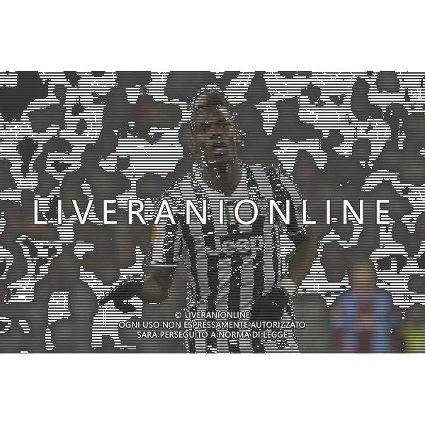 Juventus - Trabzonspor Uefa Europa League - sedicesimi di finale Federico Tardito/Agenzia Aldo Liverani Sas Nella foto esultanza Pogba AG ALDO LIVERANI SAS