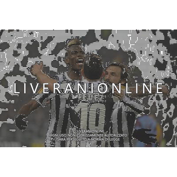 Juventus - Trabzonspor Uefa Europa League - sedicesimi di finale Federico Tardito/Agenzia Aldo Liverani Sas Nella foto esultanza Pogba AG ALDO LIVERANI SAS