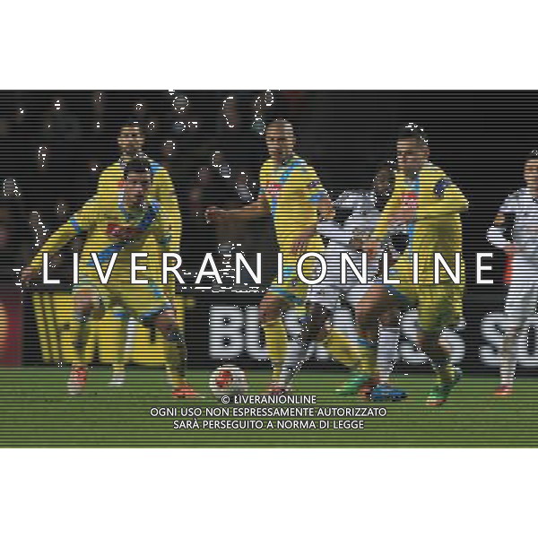 SWANSEA, NAPOLI EUROPA LEAGUE NELLA FOTO: DZEMAILI, INLER, HAMSIK FOTO MOSCA- AG.LIVERANI