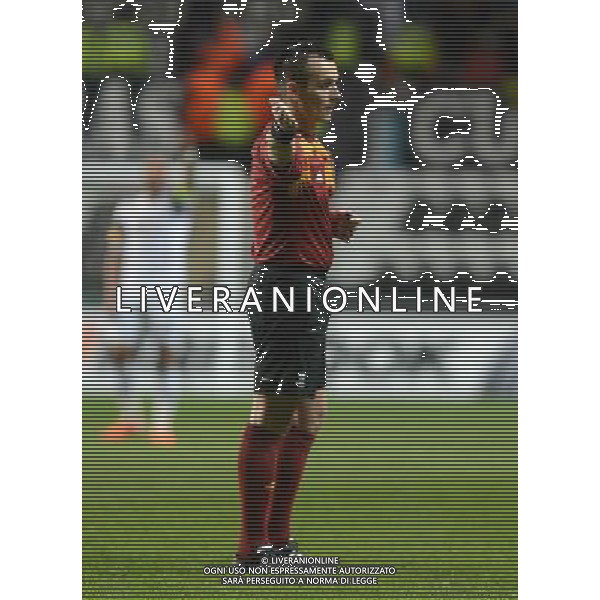 Referee Ivan Bebek (CRO) during todays game Photo by Ian Cook/CameraSport Football - UEFA Europa League Round of 32 - Swansea City v Napoli - Thursday 20th February 2014 - The Liberty Stadium - Swansea © CameraSport - 43 Linden Ave. Countesthorpe. Leicester. England. LE8 5PG - Tel: +44 (0) 116 277 4147 - admin@camerasport.com - www.camerasport.com AG ALDO LIVERANI SAS ONLY ITALY