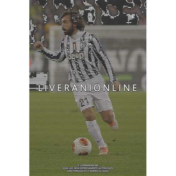 Juventus - Trabzonspor Uefa Europa League - sedicesimi di finale Federico Tardito/Agenzia Aldo Liverani Sas Nella foto Pirlo AG ALDO LIVERANI SAS