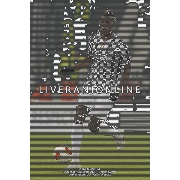Juventus - Trabzonspor Uefa Europa League - sedicesimi di finale Federico Tardito/Agenzia Aldo Liverani Sas Nella foto Paul Pogba AG ALDO LIVERANI SAS