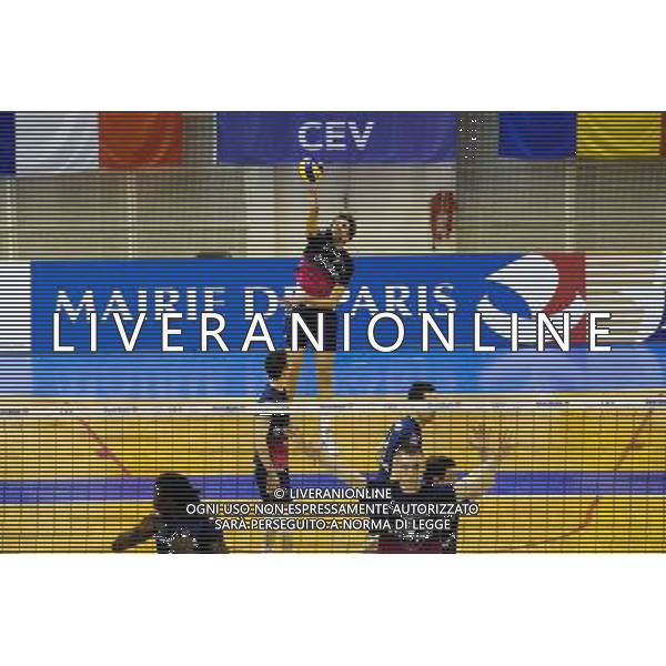 Dennis VAN DER VEEN - 25.02.2014 - Paris Volley / Tomis Constanta - 1/2Finale CEV Cup Photo : Aurelien Meunier / Icon Sport AG ALDO LIVERANI SAS ONLY ITALY