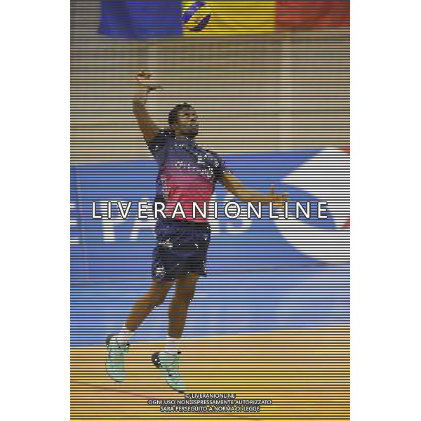 Mory SIDIBE - 25.02.2014 - Paris Volley / Tomis Constanta - 1/2Finale CEV Cup Photo : Aurelien Meunier / Icon Sport AG ALDO LIVERANI SAS ONLY ITALY