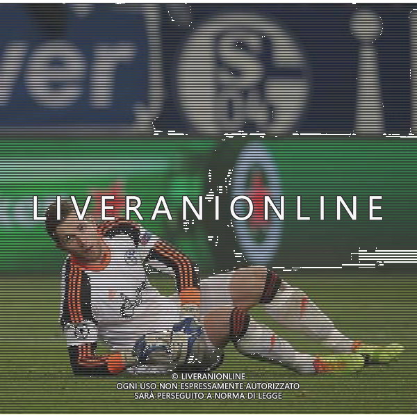 Fu§ball, firo : 26.02.2014 1.BL, 1.Bundesliga,CL, Champions League, Saison 2013/2014,Achtelfinale, FC Schalke 04 - Real Madrid 1:6 Torwart Ralf F€HRMANN, Schalke, am Boden, EnttŠuschung nach Tor zum 0:5 $worldrightsEs gelten unsere AGB, einsehbar auf www.firosportphoto.de, copyright by firo sportphoto: Coesfelder Str. 207 D-48249 DŸlmen www.firosportphoto.de mail@firosportphoto.de (V o l k s b a n k B o c h u m - W i t t e n ) BLZ.: 430 601 29 Kt. Nr.: 341 117 100 Tel:Ê +49-2594-9916004 Fax:Ê+49-2594-9916005 AG ALDO LIVERANI SAS ONLY ITALY