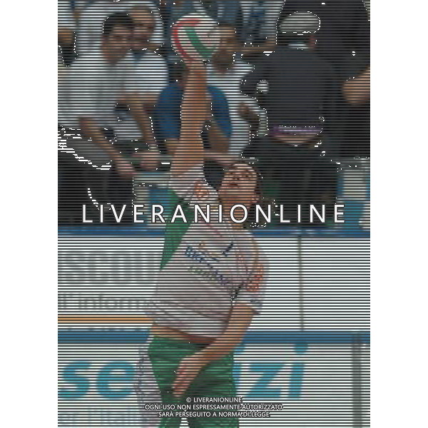 CUNEO 12/11/04 CAMPIONATO DI PALLAVOLO SERIE A1 TIM 2004/05 BREBANCA CUNEO-COPRA PIACENZA NELLA FOTO WIJSMANS WOUT PH GIGI ARCAINI/ALDO LIVERANI