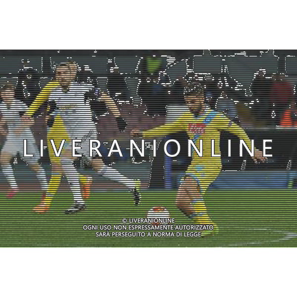 NAPOLI - SWANSEA EUEFA UROPA LEAGUE 27 FABBRAIO 2014 NELLA FOTO: IL GOL DI INSIGNE ©MOSCA/AGENZIA ALDO LIVERANI SAS