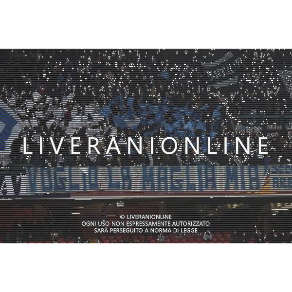 NAPOLI - SWANSEA EUEFA UROPA LEAGUE 27 FABBRAIO 2014 NELLA FOTO: TIFOSI NAPOLI ©MOSCA/AGENZIA ALDO LIVERANI SAS