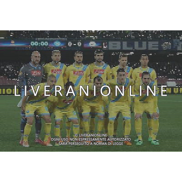 NAPOLI, SWANSEA EUROPA LEAGUE 28 -02-2014 NELLA FOTO: SQUADRA NAPOLI FOTO MOSCA- AG.LIVERANI
