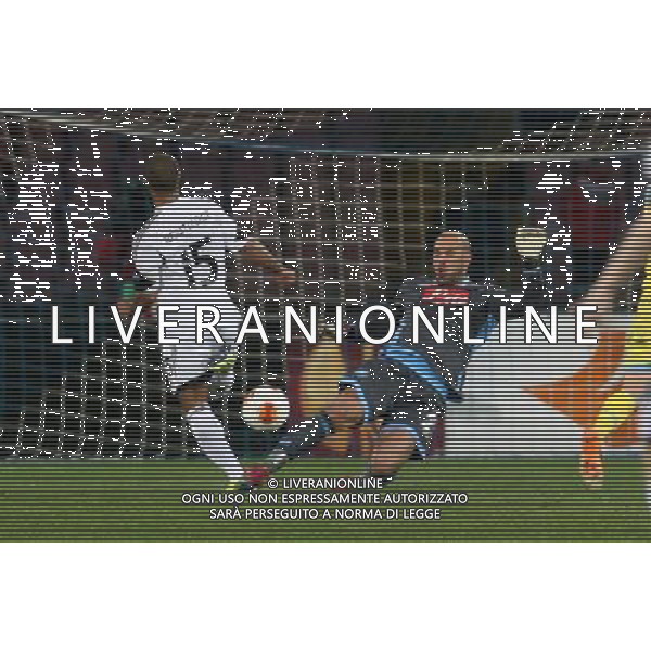 NAPOLI, SWANSEA EUROPA LEAGUE 28 -02-2014 NELLA FOTO: REINA, ROUTLEDGE FOTO MOSCA- AG.LIVERANI
