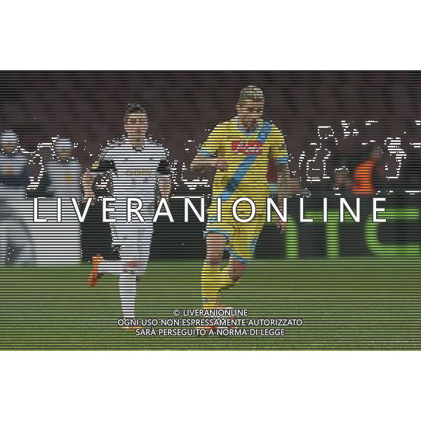 NAPOLI, SWANSEA EUROPA LEAGUE 28 -02-2014 NELLA FOTO: BEHRAMI FOTO MOSCA- AG.LIVERANI