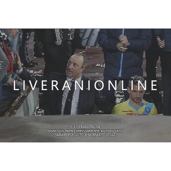 NAPOLI, SWANSEA EUROPA LEAGUE 27-02-2014 NELLA FOTO: FINE GARA BENITEZ RAFAEL FOTO MOSCA- AG.LIVERANI