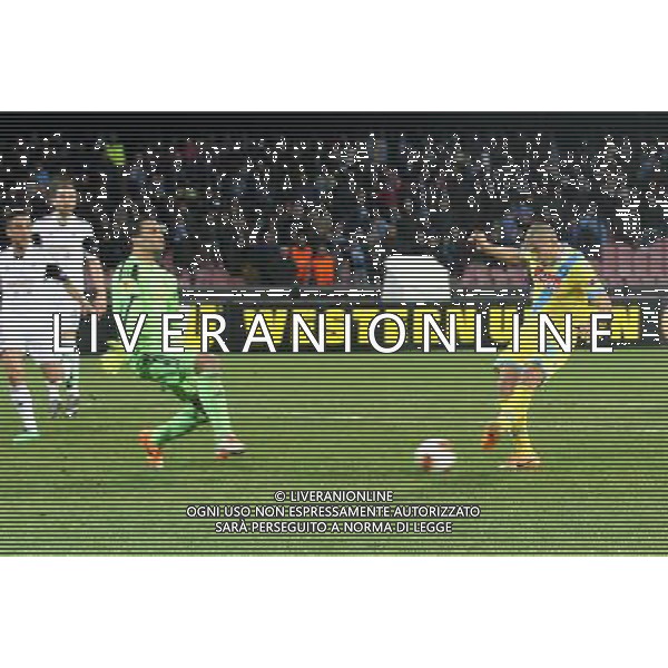 NAPOLI, SWANSEA EUROPA LEAGUE 27-02-2014 NELLA FOTO: GOL INLER FOTO MOSCA- AG.LIVERANI