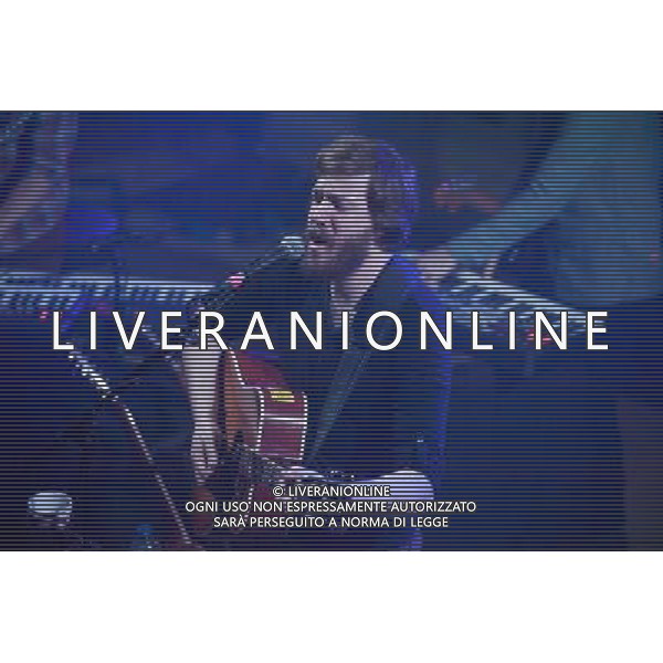 Midlake perform at St George\'s Church in Brighton on 27 February 2014. Eric Pulido (guitar and main vocals) other band members include McKenzie Smith Paul Alexander Eric Nichelson Jesse Chandler Joey McClellan. AG ALDO LIVERANI SAS ONLY ITALY