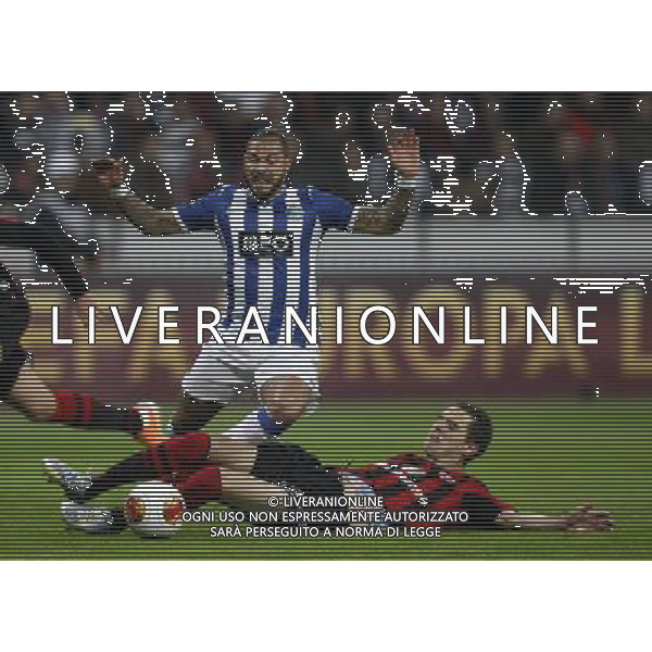 Europa League, Eintracht Frankfurt vs. FC Porto, 27.02.14 Johannes Flum (Frankfurt) gegen Ricardo Quaresma (Porto) AG ALDO LIVERANI SAS ONLY ITALY