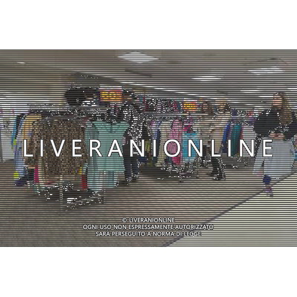 Shoppers partake in the big discounts at the Loehmann\'s department store in the Chelsea neighborhood of New York on Saturday, February 1, 2014.The women\'s clothing retailer which filed for bankruptcy protection for the third time has been finally given approval by the court to liquidate and have its going out of business sale.. The off-price merchandiser faced the same problems that besieged its defunct rivals, Sym\'s, Filene\'s and Daffy\'s, the production of goods has been streamlined by computerization resulting in less excess inventory that manufacturers must unload. ©PHOTOSHOT/AGENZIA ALDO LIVERANI SAS - ITALY ONLY - EDITORIAL USE ONLY
