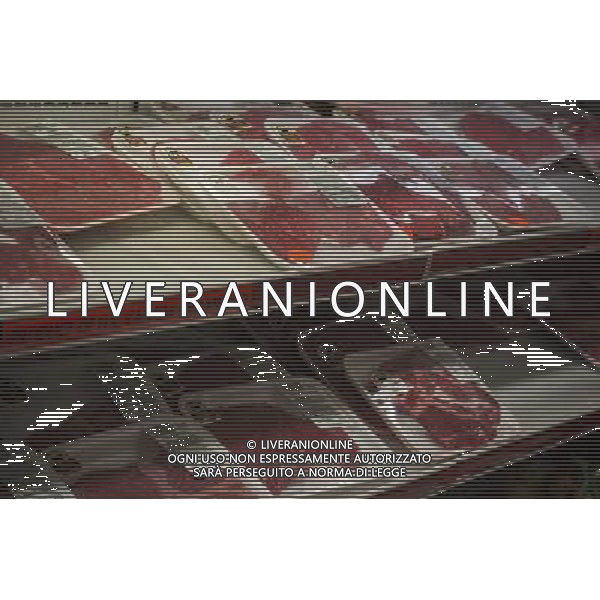 Packages of beef are seen in a supermarket in New York on Tuesday, February 25, 2014. U.S. producer prices rose in January 2014, spurred on by higher food prices which jumped 1 percent. ©PHOTOSHOT/AGENZIA ALDO LIVERANI SAS - ITALY ONLY - EDITORIAL USE ONLY