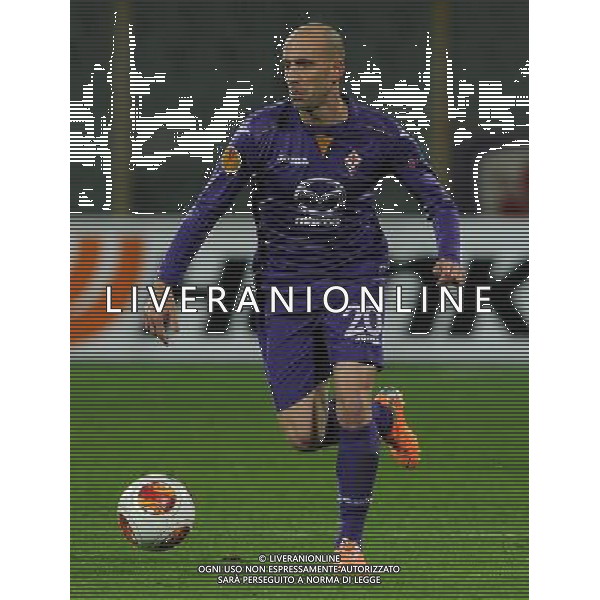 UEFA Europa League 2013/2014 Sedicesimi di Finale Ritorno Firenze - 27.02.2014 Fiorentina-Esbjerg Nella Foto:Borja Valero /Ph.Vitez-Ag. Aldo Liverani