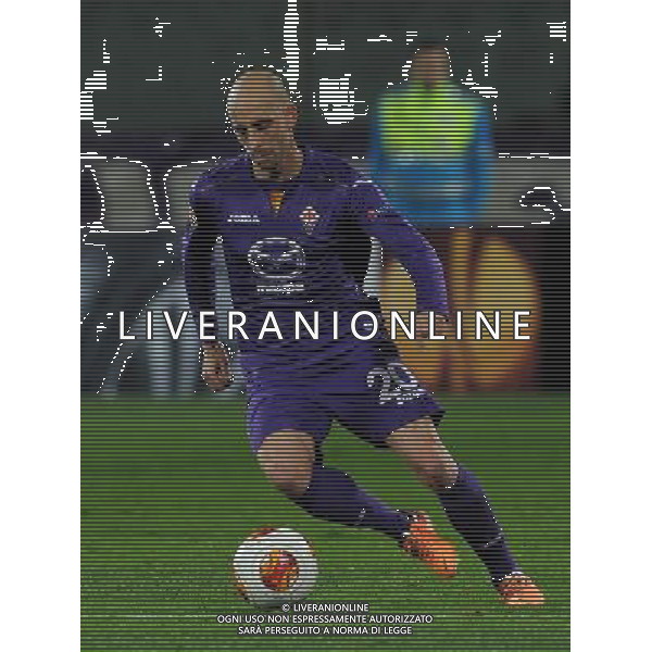 UEFA Europa League 2013/2014 Sedicesimi di Finale Ritorno Firenze - 27.02.2014 Fiorentina-Esbjerg Nella Foto:Borja Valero /Ph.Vitez-Ag. Aldo Liverani