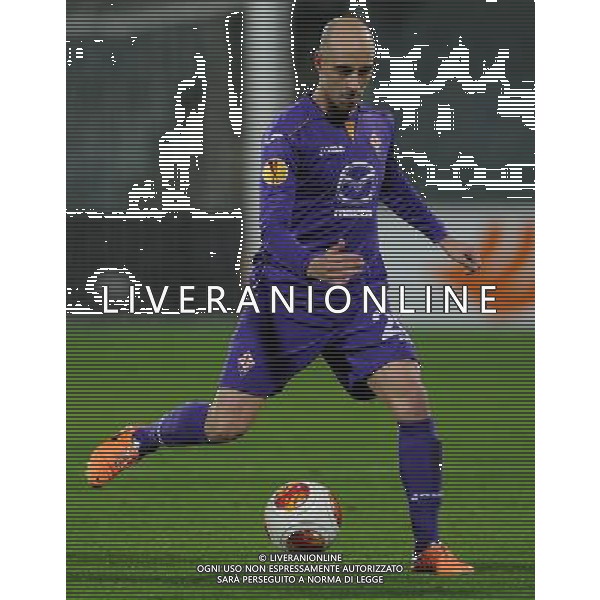 UEFA Europa League 2013/2014 Sedicesimi di Finale Ritorno Firenze - 27.02.2014 Fiorentina-Esbjerg Nella Foto:Borja Valero /Ph.Vitez-Ag. Aldo Liverani