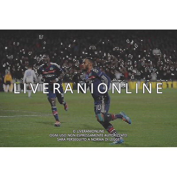 Bafetimbi Gomis / Alexandre Lacazette - 27.02.2014 - Lyon / Tchernomorets Odessa - Ligue Europa 2013/2014 Photo : Jean Paul Thomas / Icon Sport *** Local Caption *** AG ALDO LIVERANI SAS ONLY ITALY *** Local Caption *** AG ALDO LIVERANI SAS ONLY ITALY