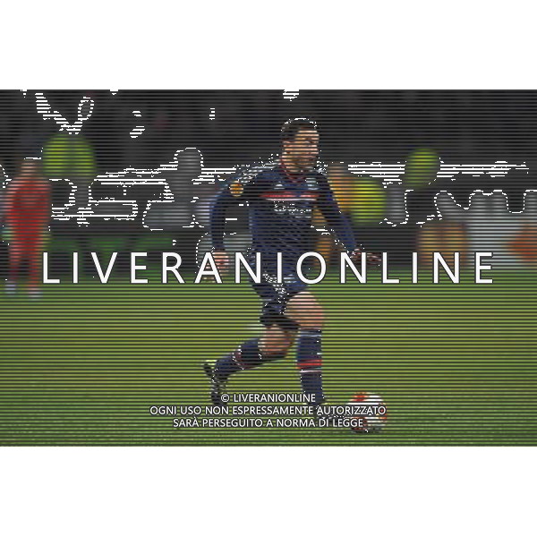 Steed MALBRANQUE - 27.02.2014 - Lyon / Tchernomorets Odessa - Ligue Europa 2013/2014 Photo : Jean Paul Thomas / Icon Sport AG ALDO LIVERANI SAS ONLY ITALY