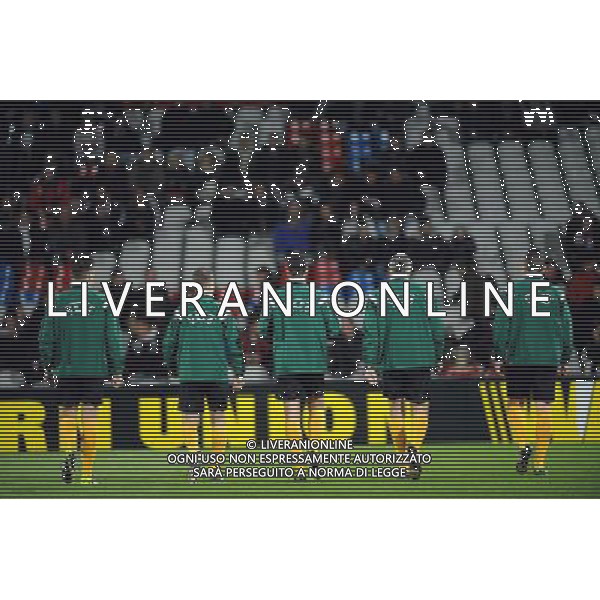 AMBIANCE / ARBITRES - 27.02.2014 - Lyon / Tchernomorets Odessa - Ligue Europa 2013/2014 Photo : Jean Paul Thomas / Icon Sport *** Local Caption *** AG ALDO LIVERANI SAS ONLY ITALY *** Local Caption *** AG ALDO LIVERANI SAS ONLY ITALY