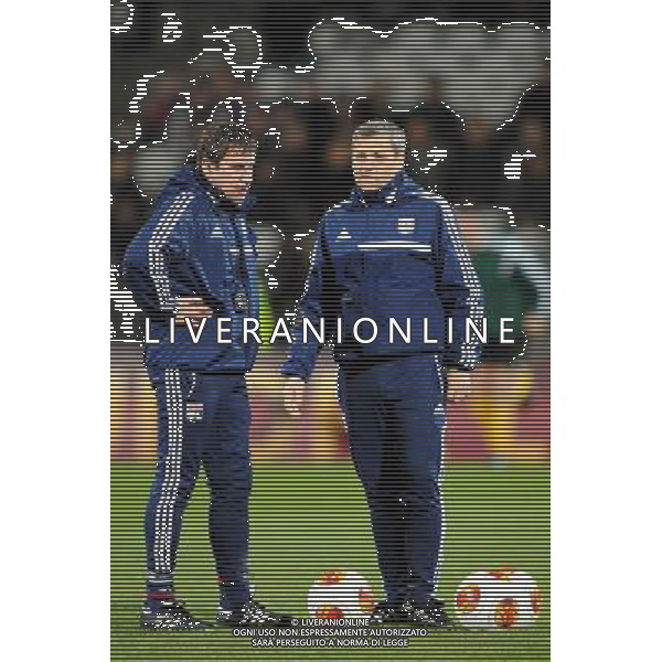 Robert DUVERNE / Bruno GENESIO - 27.02.2014 - Lyon / Tchernomorets Odessa - Ligue Europa 2013/2014 Photo : Jean Paul Thomas / Icon Sport AG ALDO LIVERANI SAS ONLY ITALY