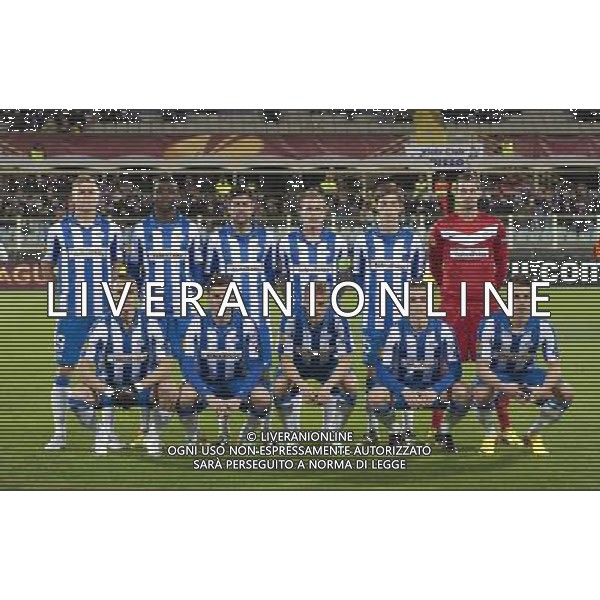UEFA Europa League 2013/2014 Sedicesimi di Finale Ritorno Firenze - 27.02.2014 Fiorentina-Esbjerg Nella Foto:Esbjerg squadra formazione /Ph.Vitez-Ag. Aldo Liverani