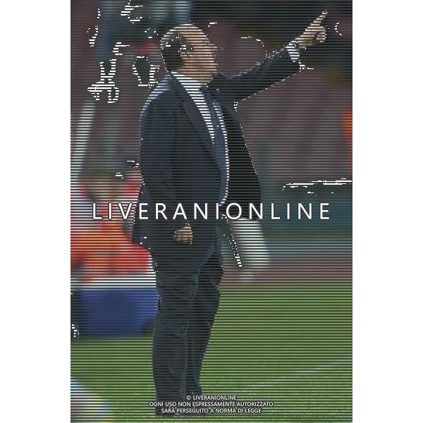 NAPOLI SWANSEA EUROPA LEAGUE 27-02-2014 NELLA FOTO: RAFAEL BENITEZ FOTO MOSCA- AG.LIVERANI