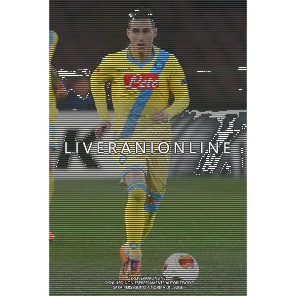NAPOLI SWANSEA EUROPA LEAGUE 27-02-2014 NELLA FOTO: JOSE\' CALLEJON FOTO MOSCA- AG.LIVERANI