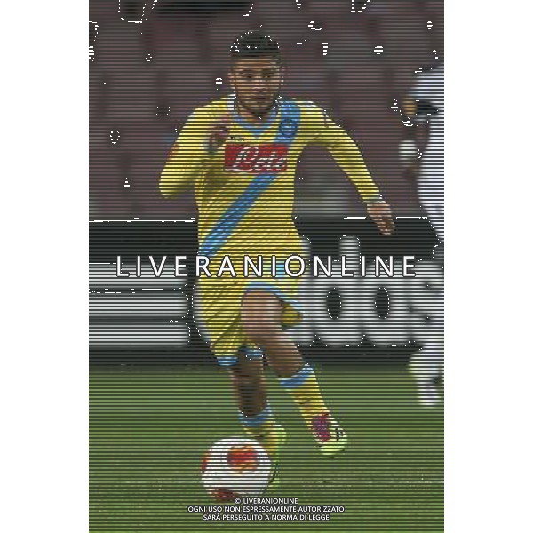 NAPOLI SWANSEA EUROPA LEAGUE 27-02-2014 NELLA FOTO: LORENZO INSIGNE FOTO MOSCA- AG.LIVERANI