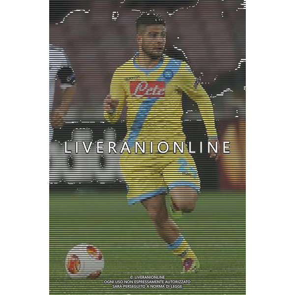 NAPOLI SWANSEA EUROPA LEAGUE 27-02-2014 NELLA FOTO: LORENZO INSIGNE FOTO MOSCA- AG.LIVERANI