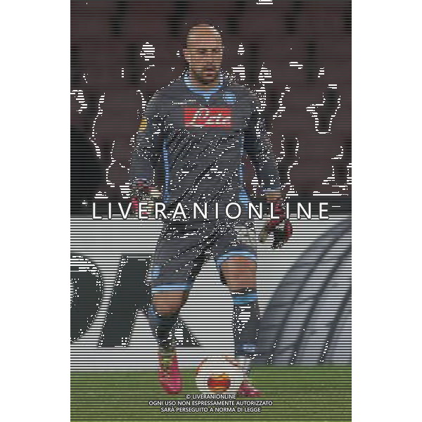 NAPOLI SWANSEA EUROPA LEAGUE 27-02-2014 NELLA FOTO: PEPE REINA FOTO MOSCA- AG.LIVERANI