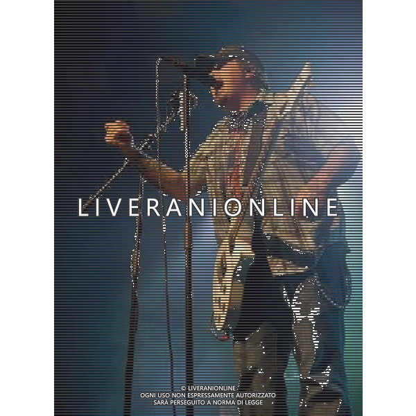 - Pictured is: Vocalist and guitarist Chris Robertson with Black Stone Cherry performing live at the Barrowland, Glasgow, Scotland, UK - 25th February 2014 AG ALDO LIVERANI SAS ONLY ITALY
