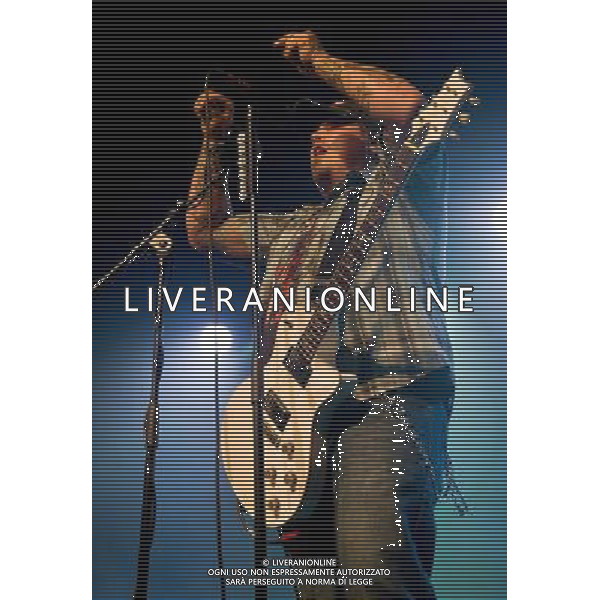 - Pictured is: Vocalist and guitarist Chris Robertson with Black Stone Cherry performing live at the Barrowland, Glasgow, Scotland, UK - 25th February 2014 AG ALDO LIVERANI SAS ONLY ITALY