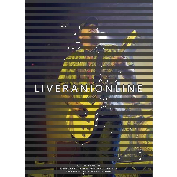 - Pictured is: Vocalist and guitarist Chris Robertson with Black Stone Cherry performing live at the Barrowland, Glasgow, Scotland, UK - 25th February 2014 AG ALDO LIVERANI SAS ONLY ITALY