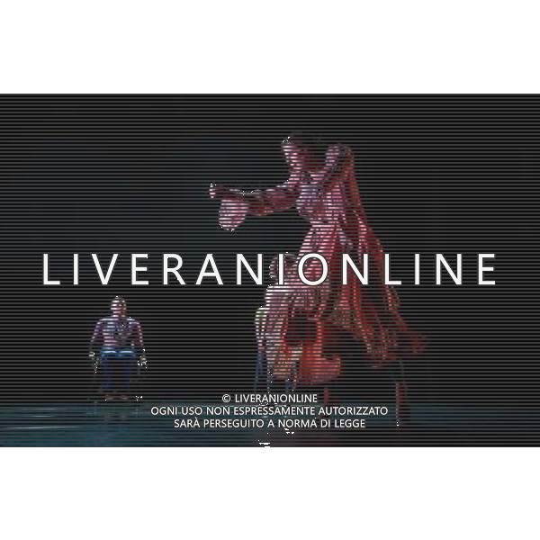 Candoco Dance Company, Triple bill at Trinity Laban Conservatoire for Music and Dance. Dancers:Annie Hanauer, Kostas Papamatthaiakis,Susanna Recchia,Rick Rodgers,Tanja Erhart,Andrew Graham,Mirjam Gurtner. AG ALDO LIVERANI SAS ONLY ITALY