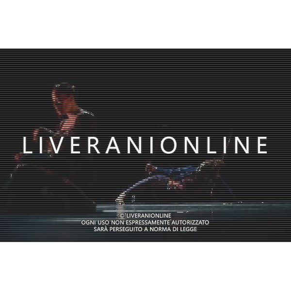 Candoco Dance Company, Triple bill at Trinity Laban Conservatoire for Music and Dance. Dancers:Annie Hanauer, Kostas Papamatthaiakis,Susanna Recchia,Rick Rodgers,Tanja Erhart,Andrew Graham,Mirjam Gurtner. AG ALDO LIVERANI SAS ONLY ITALY