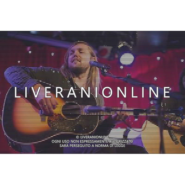 Russell Marsden, guitarist and vocals with Band of Skulls performs at their acoustic set in Madame JoJo\'s, London, on the first 2014 tour date ***EXCLUSIVE*** AG ALDO LIVERANI SAS ONLY ITALY