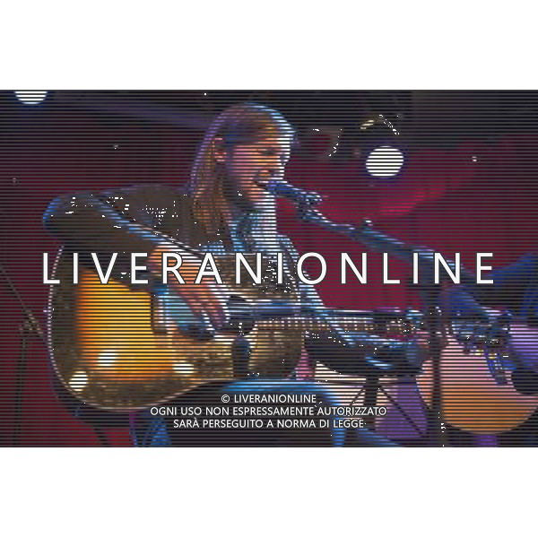 Russell Marsden, guitarist and vocals with Band of Skulls performs at their acoustic set in Madame JoJo\'s, London, on the first 2014 tour date ***EXCLUSIVE*** AG ALDO LIVERANI SAS ONLY ITALY