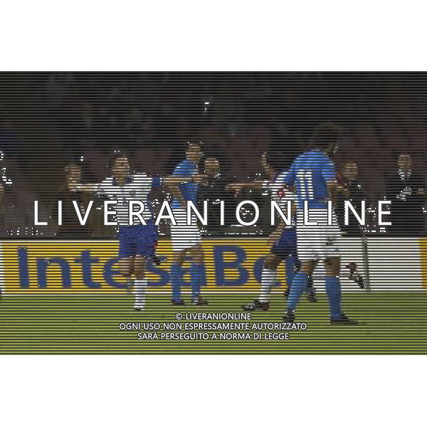 napoli 12/10/2002 italia - jugoslavia nella foto esultanza jugoslavia agenzia aldo liverani