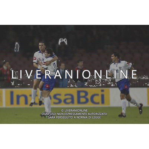 napoli 12/10/2002 italia - jugoslavia nella foto esultanza jugoslavia agenzia aldo liverani