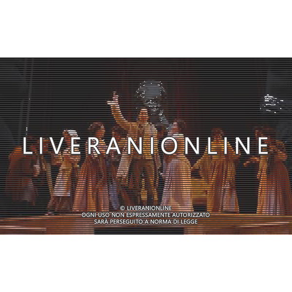(140228) -- VANCOUVER, Feb. 28, 2014 () -- Actors of Vancouver Opera perform during a full dress rehearsal of Mozart\'s \'Don Giovanni\' ahead of Saturday premier at Queen Elizabeth Theatre in Vancouver, Canada, on Feb. 27, 2014. (/Sergei Bachlakov) AG ALDO LIVERANI SAS ONLY ITALY
