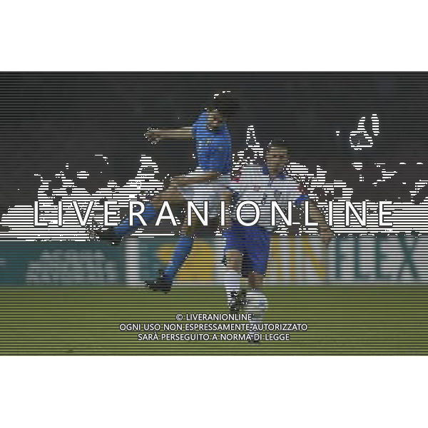 napoli 12/10/2002 italia - jugoslavia nella foto tommasi e mijhatovic agenzia aldo liverani